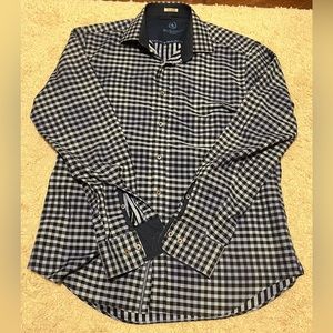 Bugatchi Uomo Shaped Fit Dress Shirt